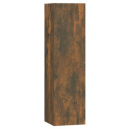 Berkfield 4 Piece Tv Cabinet Set Smoked Oak Engineered Wood - thumbnail 7