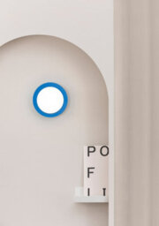 Luminosa Lighting Luminosa May Led Blue Flush Wall, Ceiling Lamp Ip44 - thumbnail 2