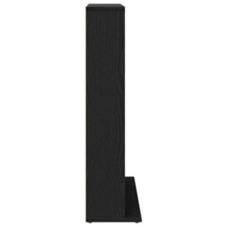 Walplus Cd Cabinet Black Oak 100X23X89.5 Cm Engineered Wood - thumbnail 6
