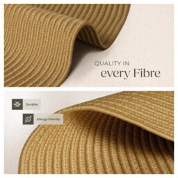 Tectake Rug Raya - Jute Look, Boho Style, Indoor And Outdoor Use, Durable   160 Cm - Brown - thumbnail 5