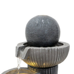 MonsterShop Outdoor Water Feature Garden Fountain Led Plug-In Pump Spiral Springs - thumbnail 8