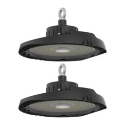 First Choice Lighting Set Of 2 High Bay - 150W Led Ip65 Ufo Style Commercial Warehouse Light - thumbnail 1