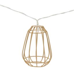 Faroz Cage Solar-Powered Warm White 10 Integrated Led Outdoor String Lights - thumbnail 5