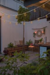 Faroz Cage Solar-Powered Warm White 10 Integrated Led Outdoor String Lights - thumbnail 7