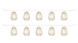 Faroz Cage Solar-Powered Warm White 10 Integrated Led Outdoor String Lights - thumbnail 3