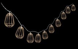 Faroz Cage Solar-Powered Warm White 10 Integrated Led Outdoor String Lights - thumbnail 8