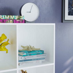 Lassic Vida Designs Durham White 2X3 Cube Storage Unit Bookcase Storage Organiser - thumbnail 6