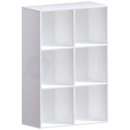 Lassic Vida Designs Durham White 2X3 Cube Storage Unit Bookcase Storage Organiser - thumbnail 7