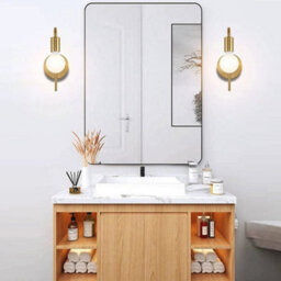 2X Retro Led Wall Lamp Metal Wall Light Indoor Gold Sconce Bedroom E27 - thumbnail 8