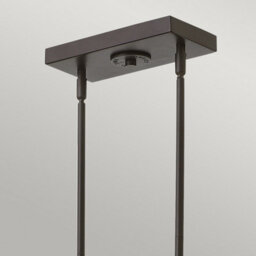 Luminosa Lighting Elstead Rigby 3 Light Ceiling Island Chandelier Pendant Bar Light Bronze, E27 - thumbnail 2