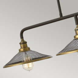 Luminosa Lighting Elstead Rigby 3 Light Ceiling Island Chandelier Pendant Bar Light Bronze, E27 - thumbnail 3