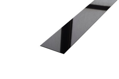 Ilcom Decorative Profile I 50mm X 2700mm X 0.65mm Black Polished Stainless Steel - image 1