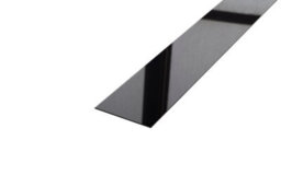 Ilcom Decorative Profile I 50mm X 2700mm X 0.65mm Black Polished Stainless Steel