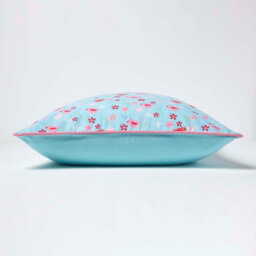 Homescapes Cotton Birds And Flower Cushion Cover, 60 X 60 Cm - thumbnail 3