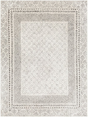 Livabliss Bahar-Geometric Grey Beige Global Living Dining Bedroom Rug 200 X 275 Cm Easy Care, Non Shedding - image 1