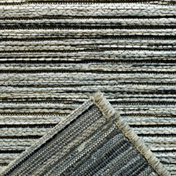 Grey Striped Outdoor Rug, Striped Stain-Resistant Rug For Patio, Deck, Garden, 5mm Modern Outdoor Rug-160Cm X 230Cm - thumbnail 6