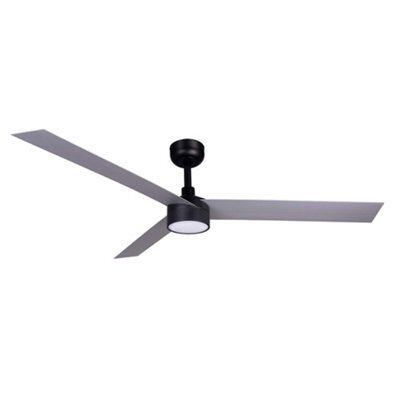 Luminosa Lighting Luminosa Cruiser Xl 3 Blade Ceiling Fan Matt Black, Aluminium With Light 2700 - 4000 - 6500K Tuya Smart System - image 1