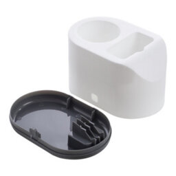 Darphe Off-White Toilet Bowl Silicone And Nylon Brushes Combo Set With Holder - thumbnail 4