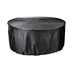Cozy Bay Ezbreathe 4 6 Seat Round Patio Set Cover In Black
