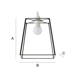 Valuelights Susie Glass Lantern Shade Matte Black Single Ceiling Pendant Light With Led Bulb - thumbnail 7