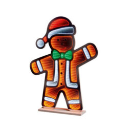 Premier Decorations Limited Gingerbread Christmas Infinity Mirror Light Decoration Premier Led Light 60Cm - thumbnail 3