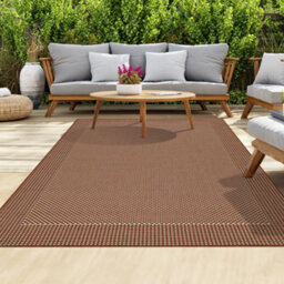 Homeart Outdoor Rugs Easy Cleaning Area Rugs For Balcony,garden,picnic,uv Weather Resistant Terra Cream, 140 X 200 Cm