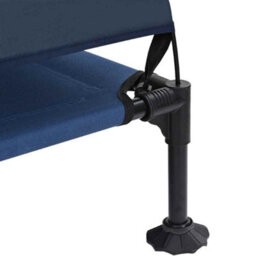 Walplus Navy Blue Raised Dog Bed With Removable Roof 127X81X108Cm Fabric And Steel - thumbnail 7