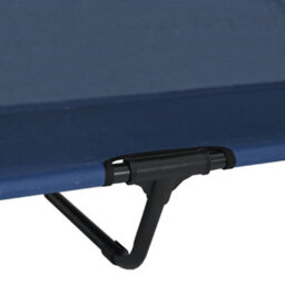 Walplus Navy Blue Raised Dog Bed With Removable Roof 127X81X108Cm Fabric And Steel - thumbnail 9