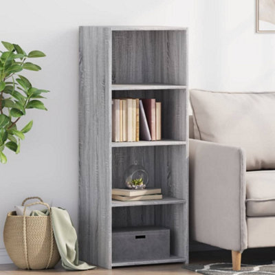 Berkfield Highboard Grey Sonoma 45X41X124 Cm Engineered Wood - image 1
