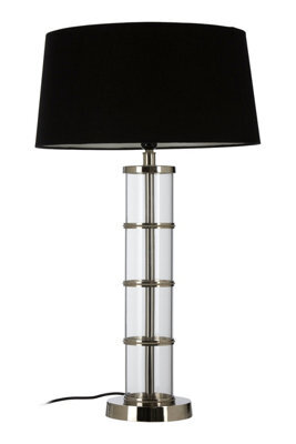 Orsina Camile Table Lamp, Silver, Synthethic, Synthethic, Metal, - image 1