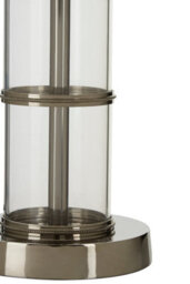 Orsina Camile Table Lamp, Silver, Synthethic, Synthethic, Metal, - thumbnail 2