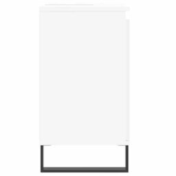 Berkfield Industrial Bathroom Cabinet White 58X33X60 Cm Engineered Wood - thumbnail 6
