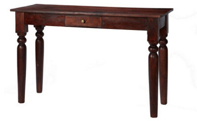 Buttercup Farm Jaipur Dark Mango Console Table - Solid Mango Wood - L45 X W122 X H76 Cm - image 1