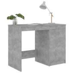 Walplus Desk Concrete Grey 100X50X76 Cm Engineered Wood - thumbnail 5