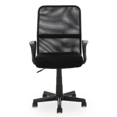 Orsina Ergonomic Black Home Office Chair, Comfortable Design Work From Home Chair, Movable Ergonomic Work Chair - image 1