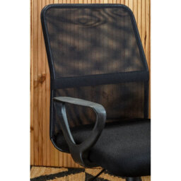 Orsina Ergonomic Black Home Office Chair, Comfortable Design Work From Home Chair, Movable Ergonomic Work Chair - thumbnail 7