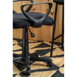 Orsina Ergonomic Black Home Office Chair, Comfortable Design Work From Home Chair, Movable Ergonomic Work Chair - thumbnail 8