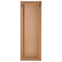 Beliani Wall Mirror Blosville 58 Cm 164 Cm Fir Wood Brown - thumbnail 4