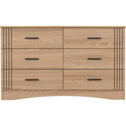 Seconique Tessa 6 Drawer Chest-Natural Oak Effect - thumbnail 4