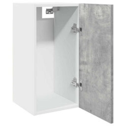 Berkfield Hanging Cabinet Concrete Grey 30X31X60 Cm Engineered Wood - thumbnail 5
