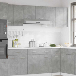 Berkfield Hanging Cabinet Concrete Grey 30X31X60 Cm Engineered Wood - thumbnail 3