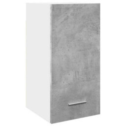 Berkfield Hanging Cabinet Concrete Grey 30X31X60 Cm Engineered Wood - thumbnail 2