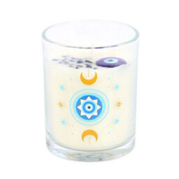 Something Different Under Watchful Eyes White Rose Candle Blue (One Size)