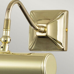 Luminosa Lighting Elstead Picture Light 1 Light Small Picture Wall Light Polished Brass, E14 - thumbnail 5