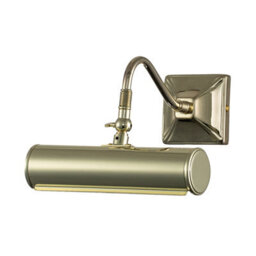Luminosa Lighting Elstead Picture Light 1 Light Small Picture Wall Light Polished Brass, E14 - thumbnail 1