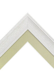 Frames By Post Scandi Limed White Frame With Light Grey Mount For Image Size 10 X 6 - thumbnail 3