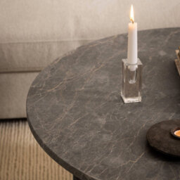 Furniture To Go Vega Round Coffee Table With Marron Marble Top 90Cm - thumbnail 5