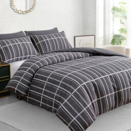 Pamposh Single Duvet Cover Set Premium Brushed Microfiber Duvet Cover Ultrasoft Reversible Single Duvet Set With Zipper Closure - thumbnail 1