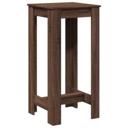 Berkfield Bar Table Brown Oak 51X50X103.5 Cm Engineered Wood - thumbnail 2