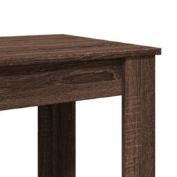 Berkfield Bar Table Brown Oak 51X50X103.5 Cm Engineered Wood - thumbnail 7
